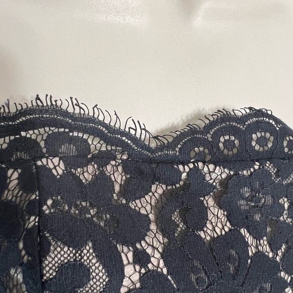 Liberated & Free Chantilly Lace Strapless Party Prom Dress Black Size 2 - Picture 5 of 10